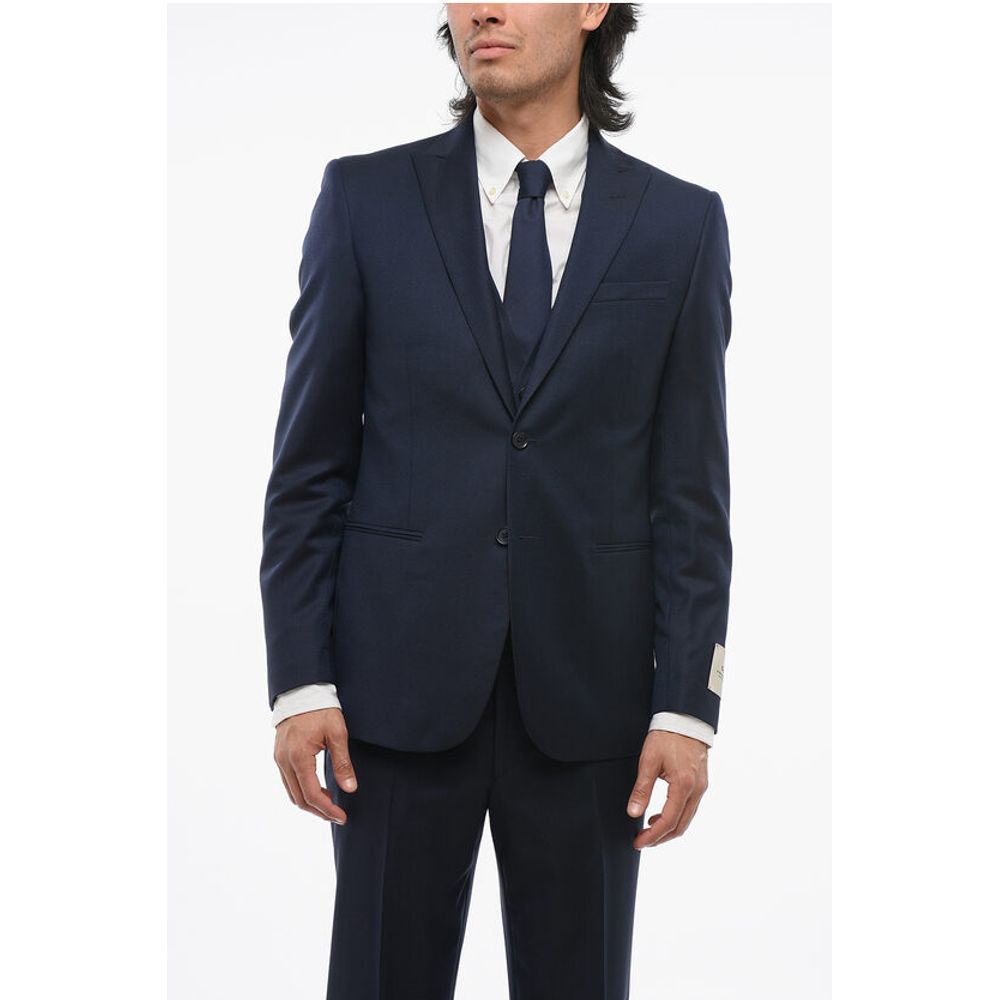Corneliani CC COLLECTION 3-Piece REFINED Suit with Peak Lapel - Image 2