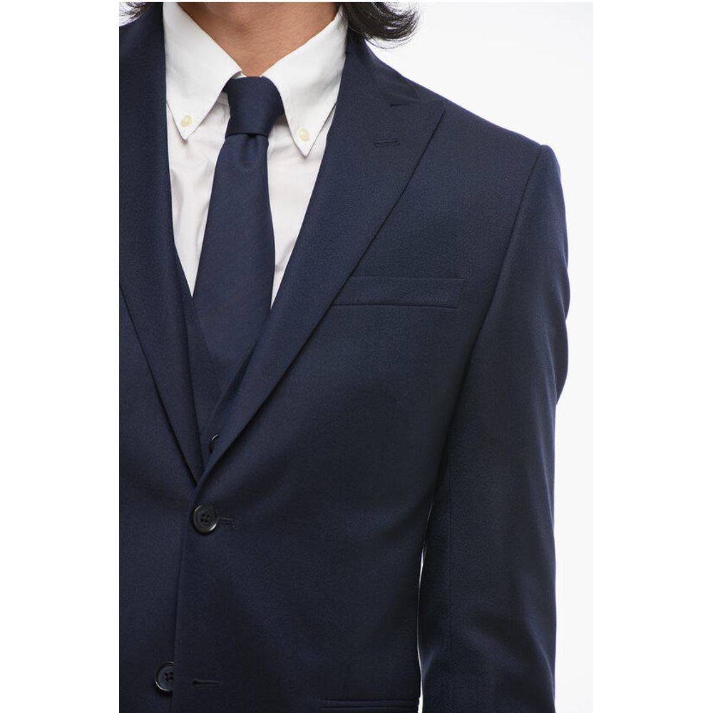 Corneliani CC COLLECTION 3-Piece REFINED Suit with Peak Lapel - Image 3