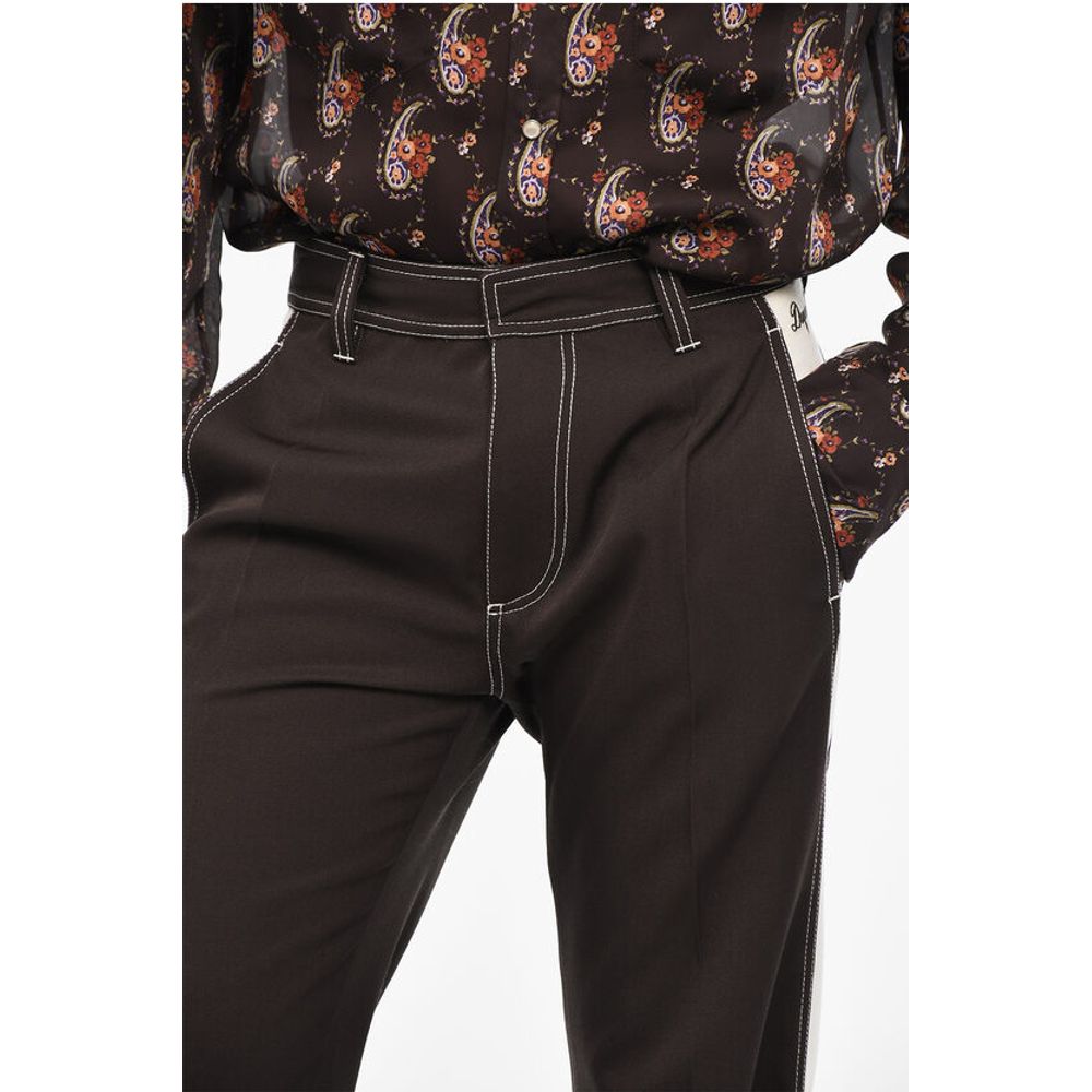 Dsquared² Cotton Twill Two-Tone Pants - Image 3
