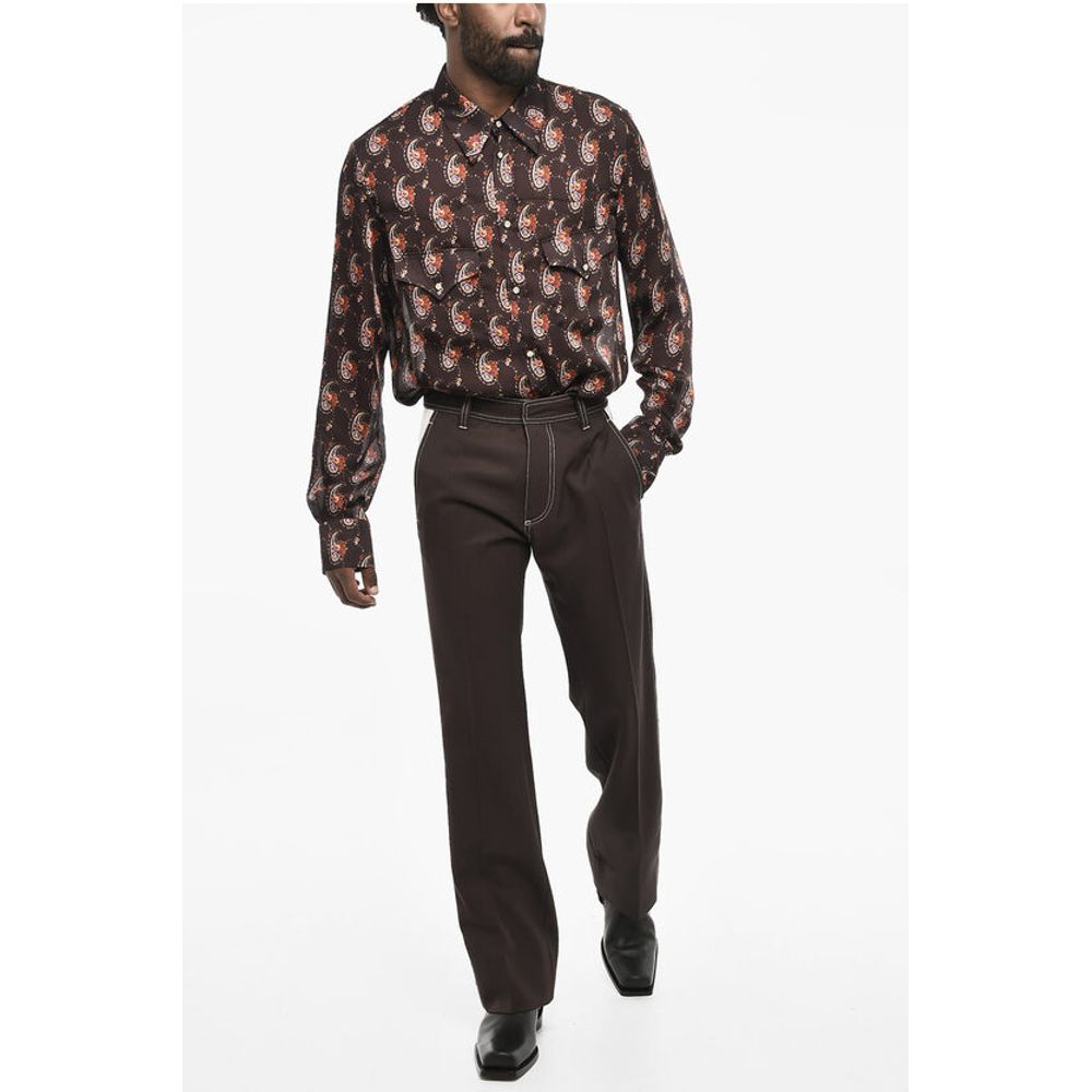 Dsquared² Cotton Twill Two-Tone Pants - Image 4