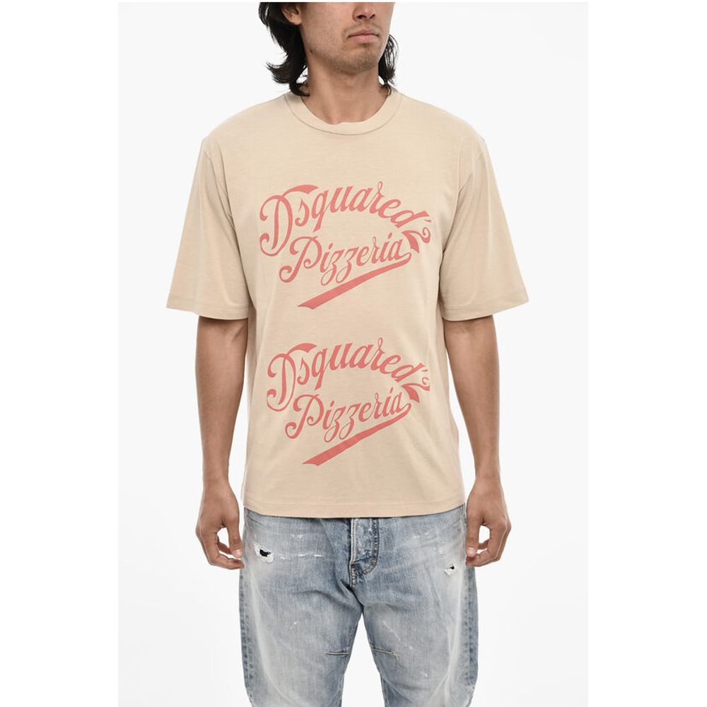 Dsquared² Printed Cotton Crew-neck T-shirt