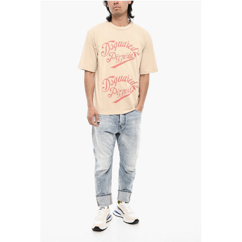 Dsquared² Printed Cotton Crew-neck T-shirt - Image 4