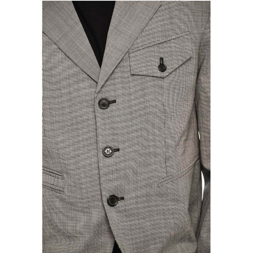 Dsquared² houndstooth virgin wool side vents 3-button blazer - Image 3