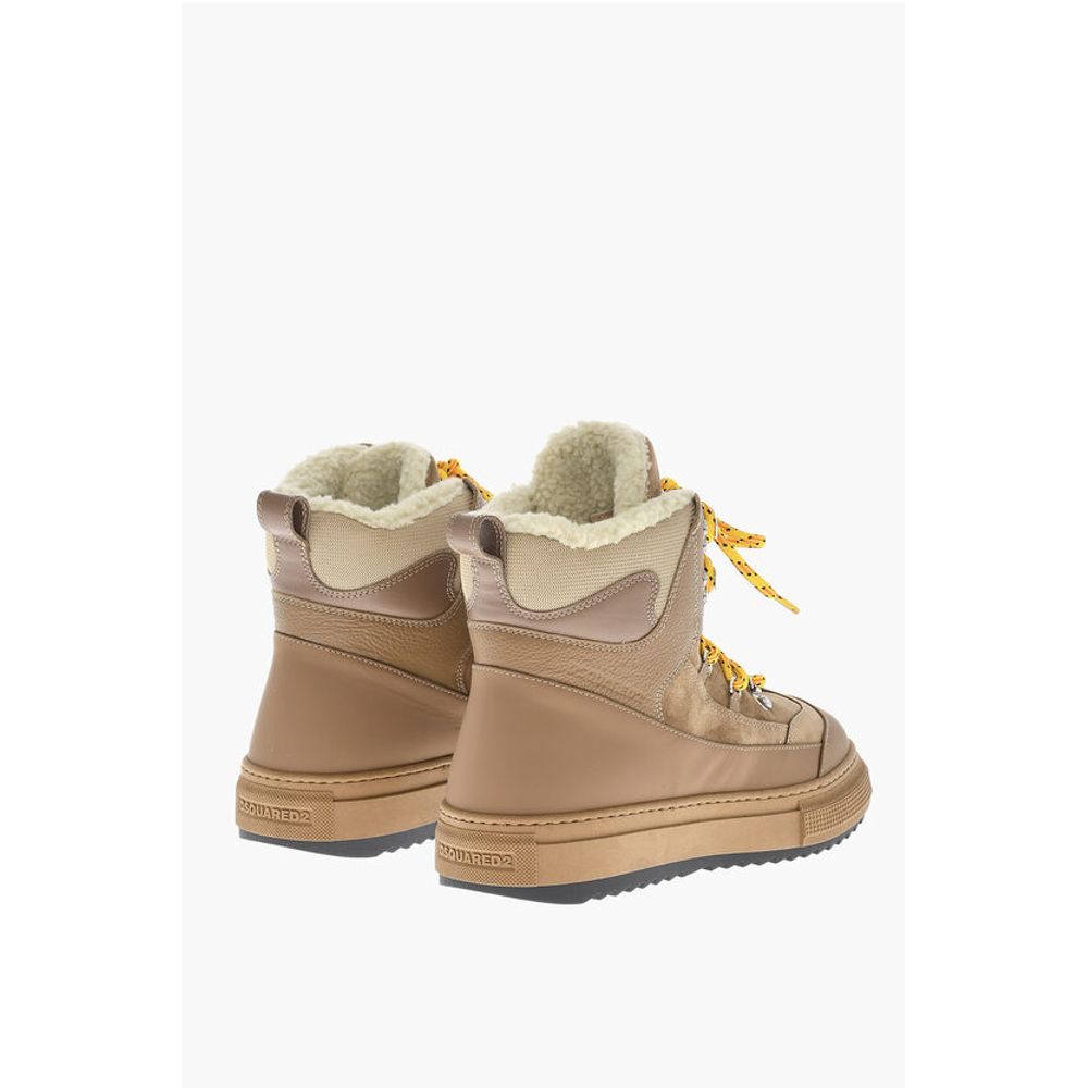 Dsquared² Leather BOOGIE Mountain Boots - Image 2