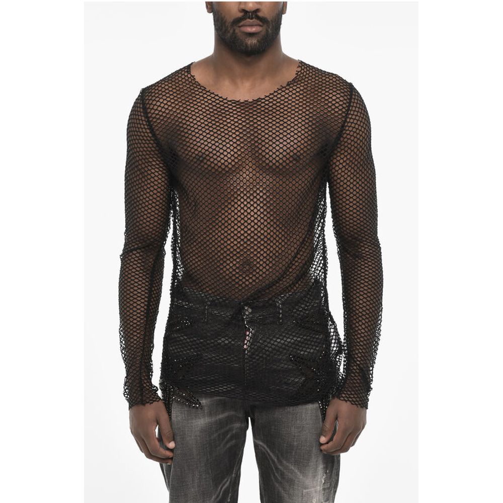 Dsquared² Solid Color Openwork Top
