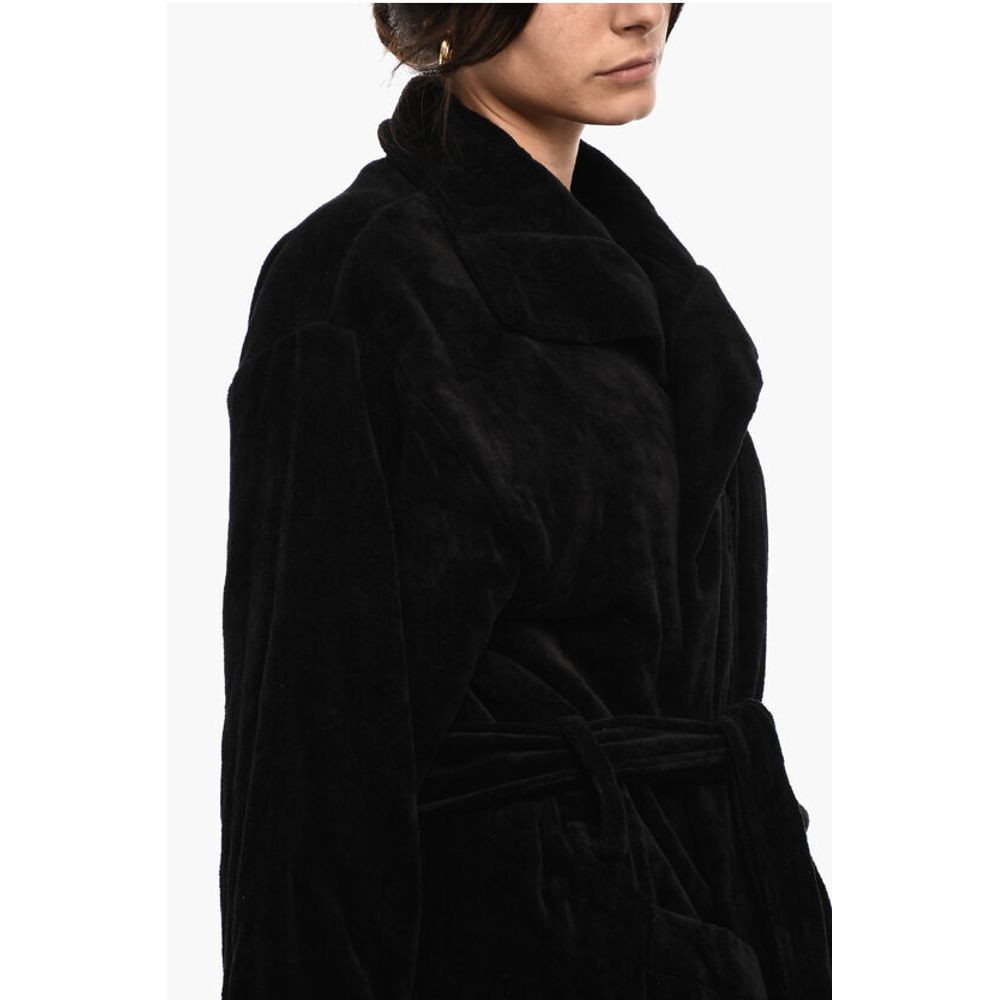 Dsquared² Cotton Terry Beach Bathrobe With Embroidery - Image 3