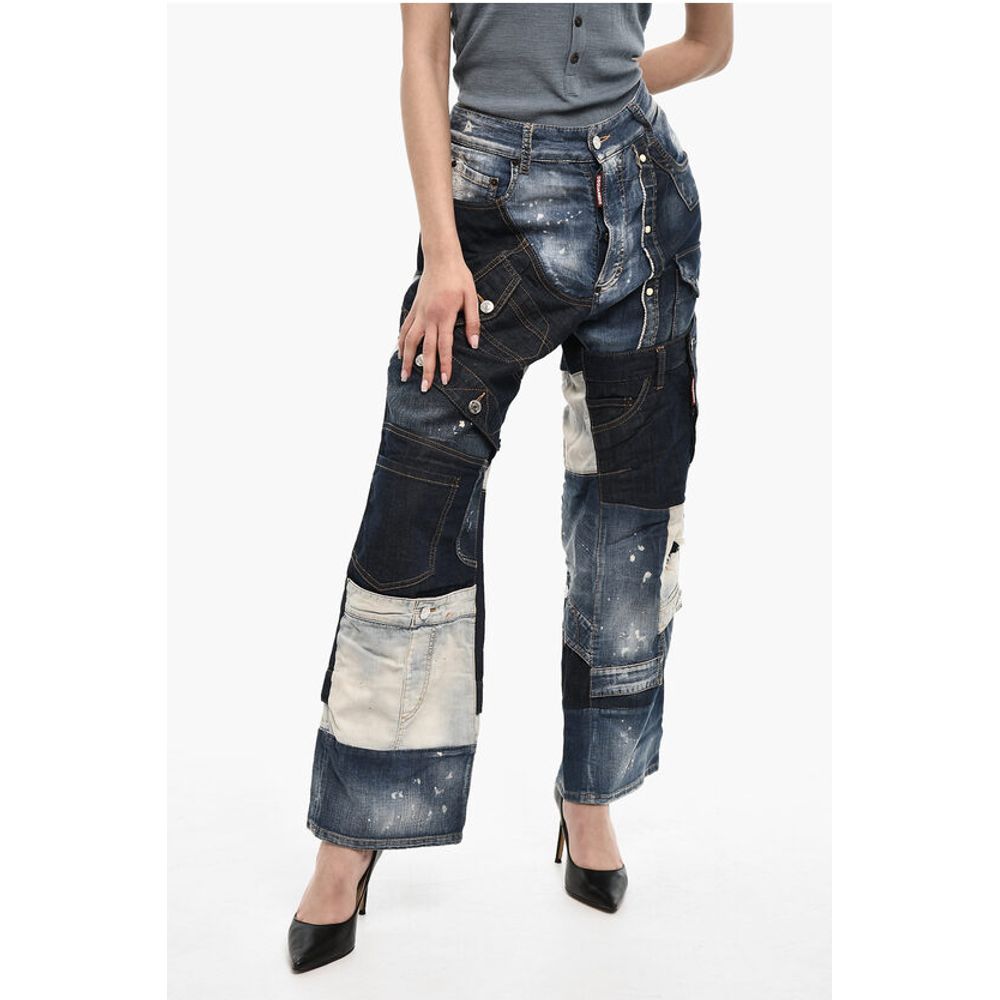 Dsquared² Baggy Fit Vintage Effect Jeans