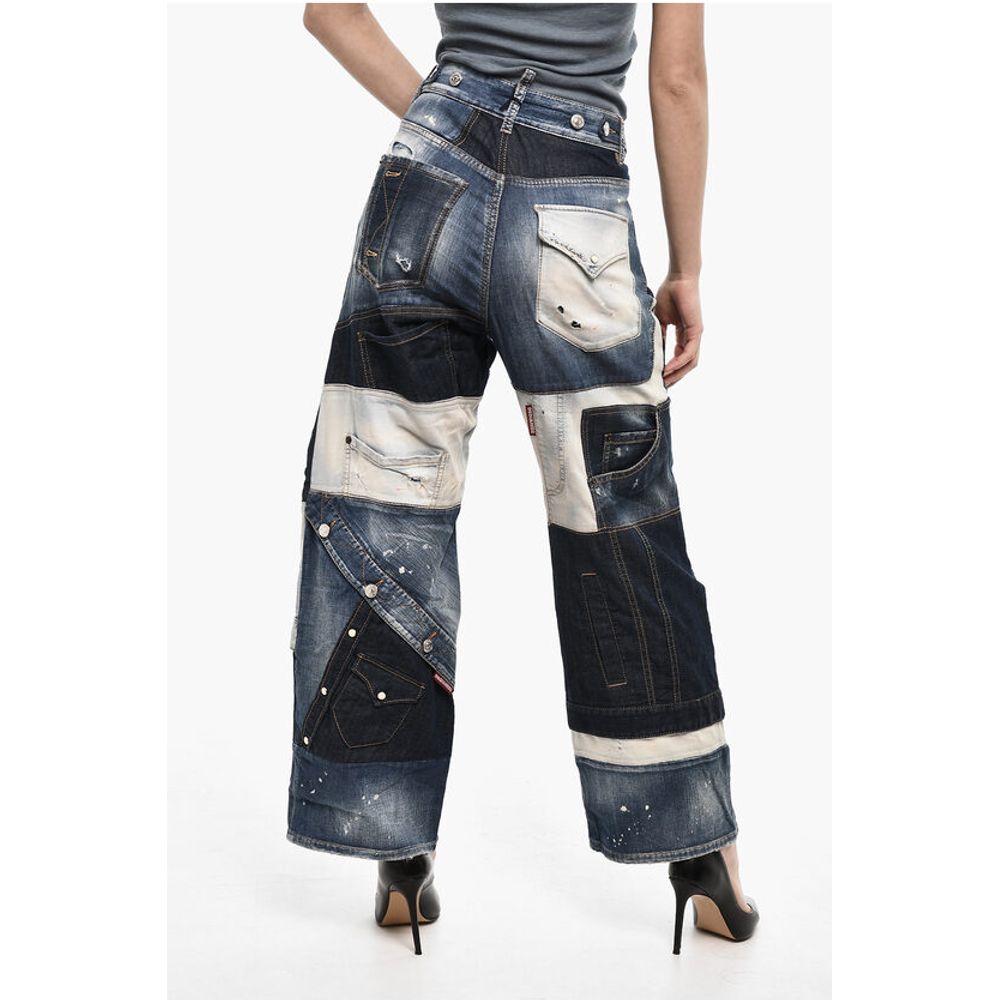 Dsquared² Baggy Fit Vintage Effect Jeans - Image 2