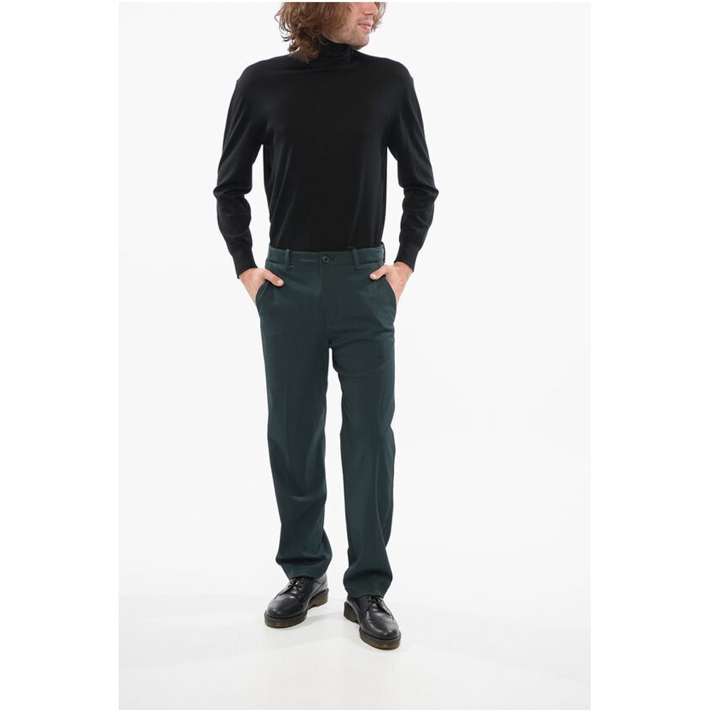 Corneliani Wool Blend CIRCLE Pants with Visible Stitching - Image 4