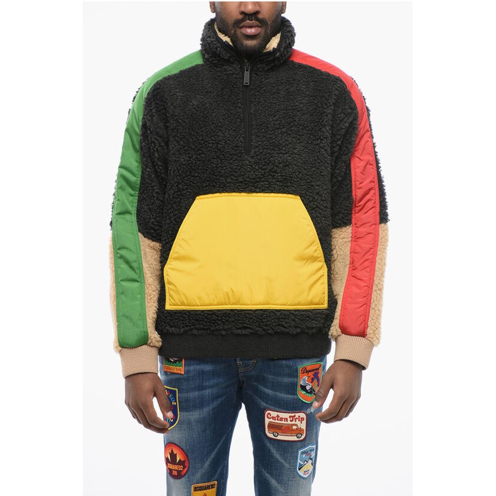 Dsquared² Sherpa RAIN PATCH Anorak with Nylon Details