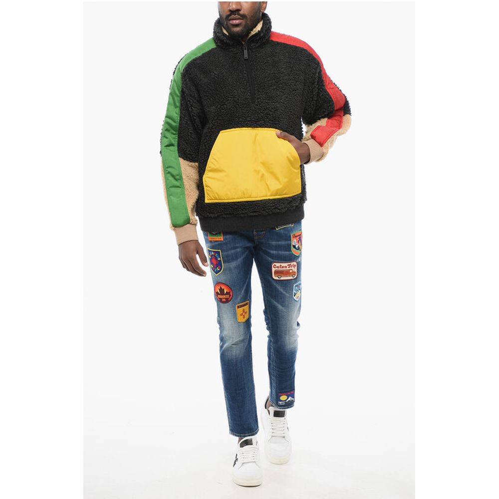 Dsquared² Sherpa RAIN PATCH Anorak with Nylon Details - Image 5