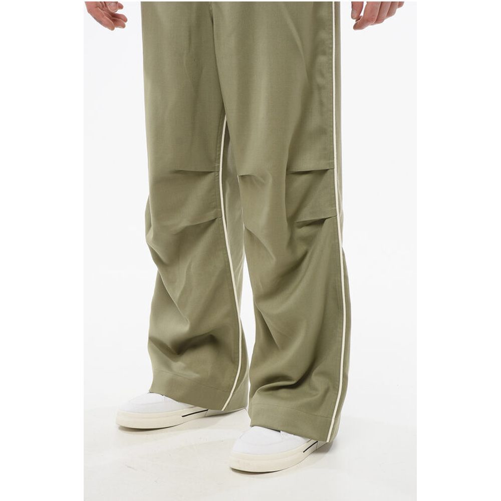 1989 Studio 5-Pocket Wool Blend Pants with Contrasting Bands - Image 2