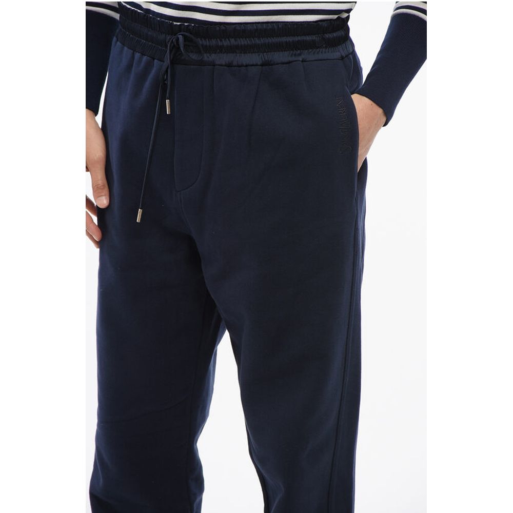 Saint Laurent Cuffed Cotton Sweatpants - Image 2