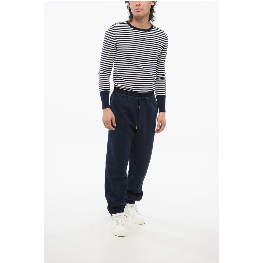 Saint Laurent Cuffed Cotton Sweatpants - Image 3