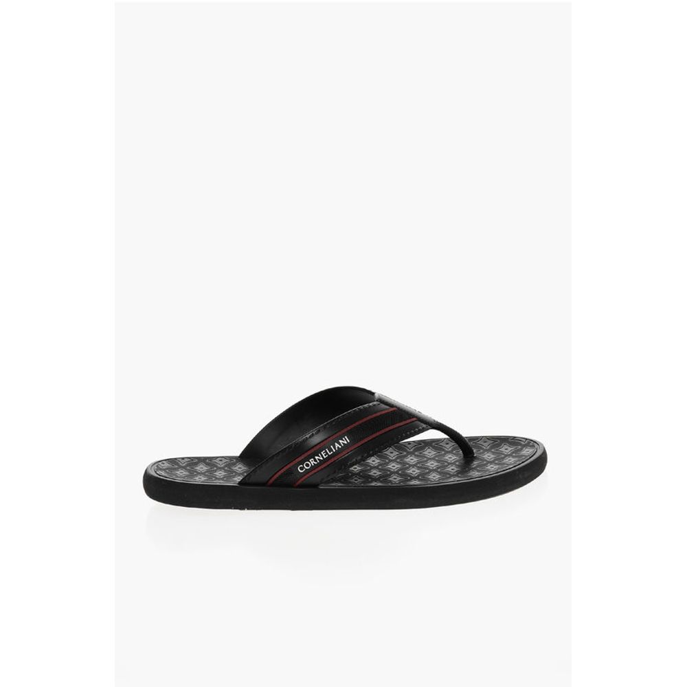 Corneliani Logoed Rubber Flip-Flops - Image 3