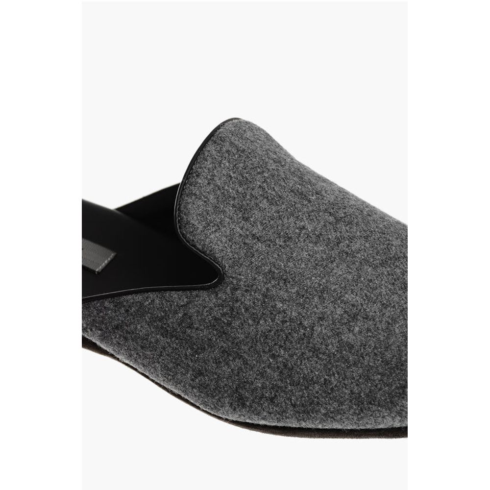 Corneliani Wool Mules With Suede Soles - Image 4