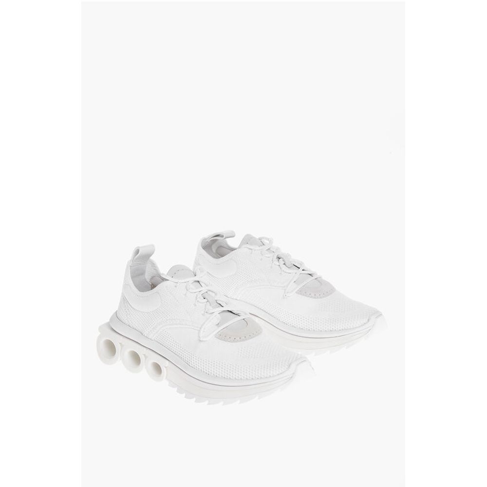 Salvatore Ferragamo Knitted NIMA Low-top Sneakers