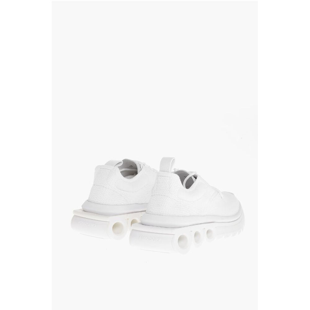 Salvatore Ferragamo Knitted NIMA Low-top Sneakers - Image 2