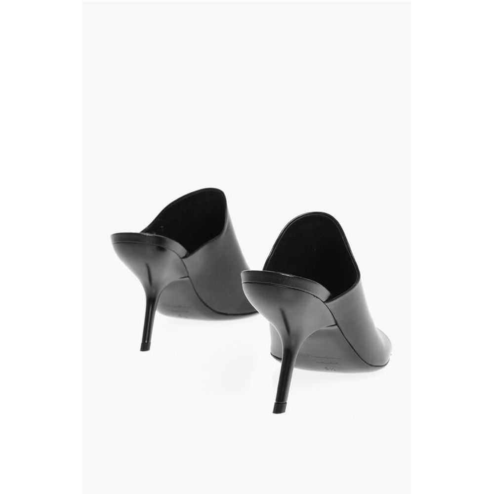 Salvatore Ferragamo Leather ERA Open Toe Mules 8cm - Image 2