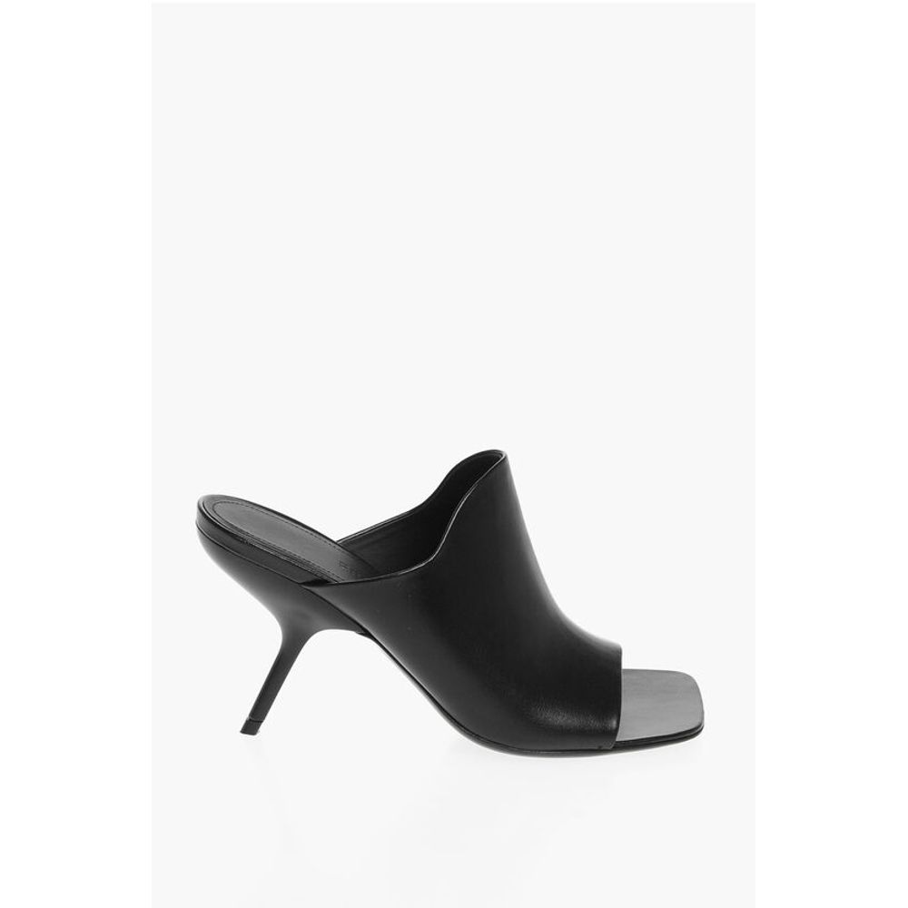 Salvatore Ferragamo Leather ERA Open Toe Mules 8cm - Image 3
