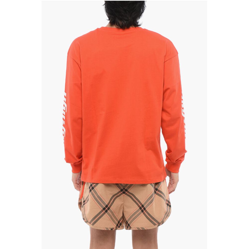 Sky High Farm Long Sleeved Organic Cotton Crewneck T-Shirt - Image 2