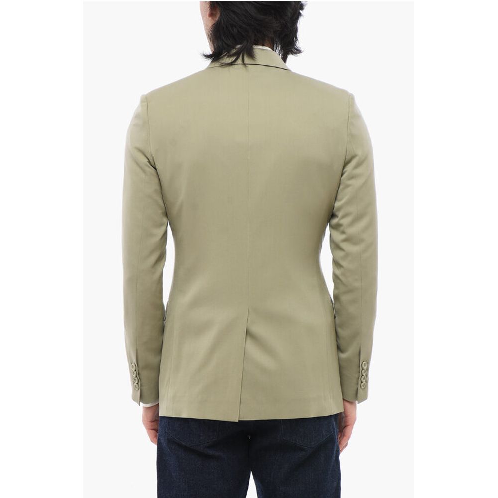 Dior Wool Double Breasted Blazer With Peak Lapel - Image 2