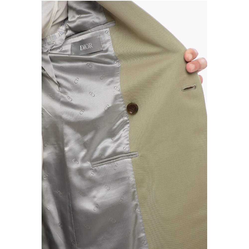 Dior Wool Double Breasted Blazer With Peak Lapel - Image 5