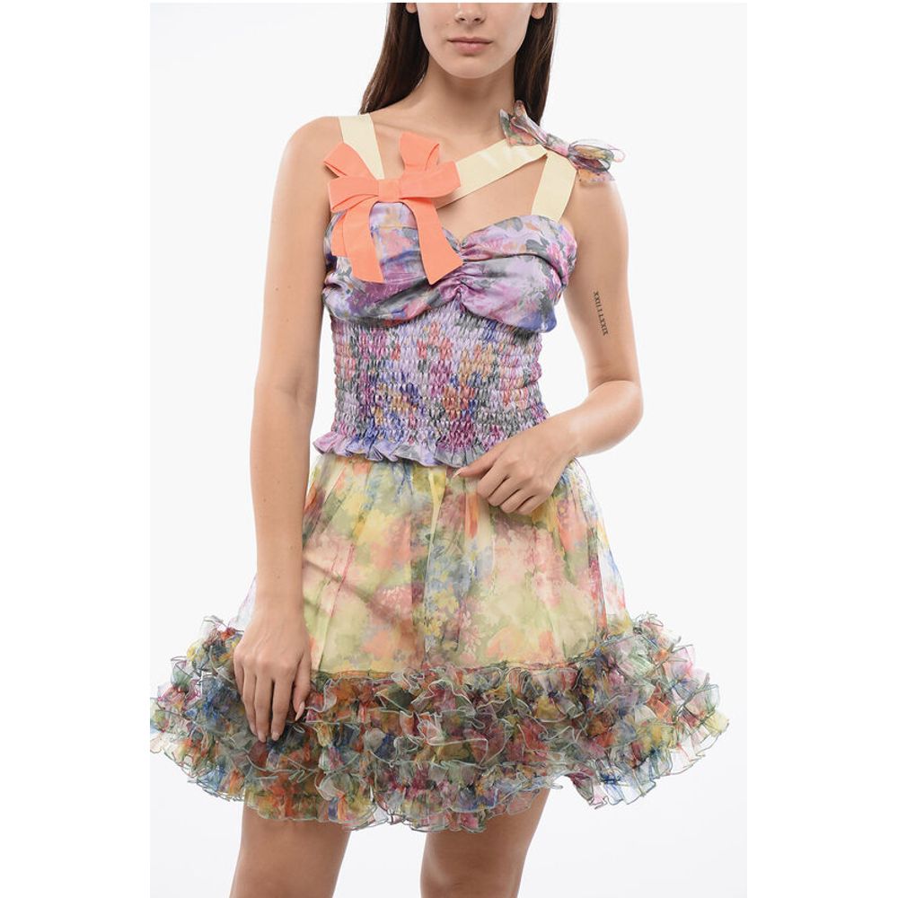 Viktor & Rolf Floral Print HAUTE FANTASIE Top With Bows
