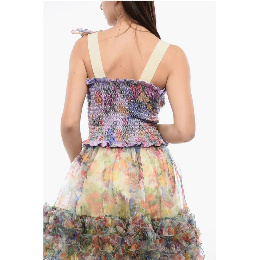 Viktor & Rolf Floral Print HAUTE FANTASIE Top With Bows - Image 2