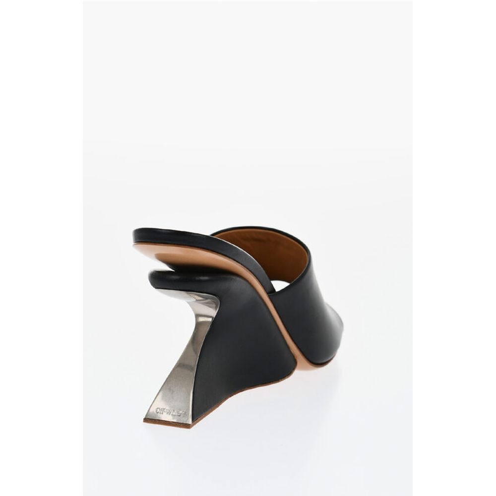 Off-White Open-Toe JUG Mules Wedge 10 cm - Image 2