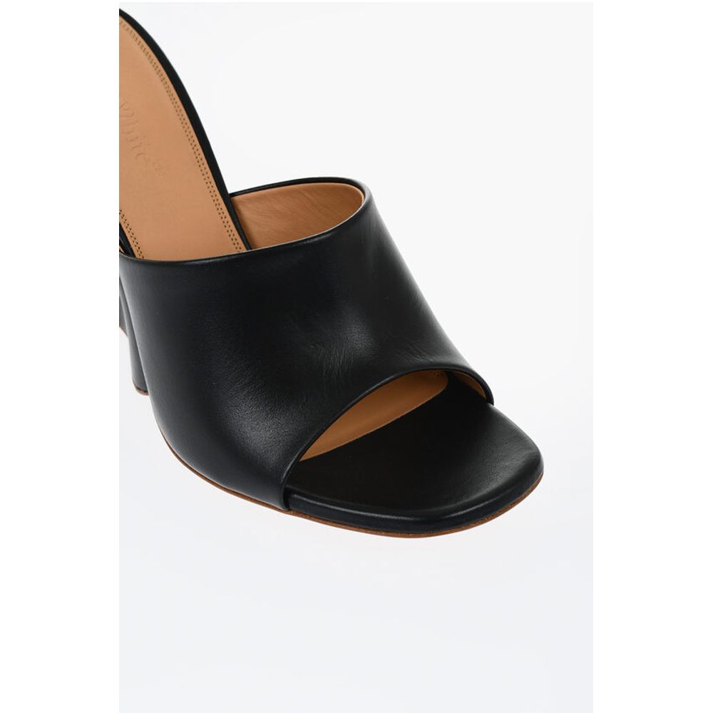 Off-White Open-Toe JUG Mules Wedge 10 cm - Image 4