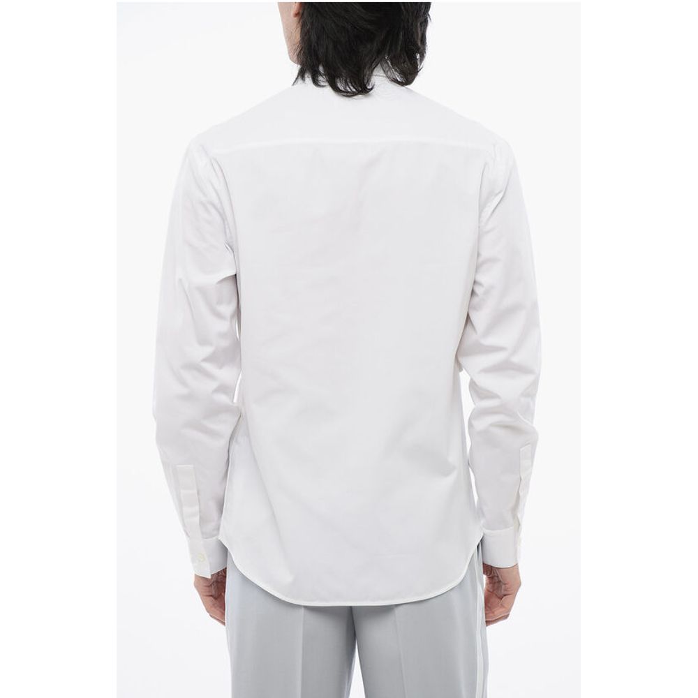 Off-White Long Sleeved Shirt With Criss-Cross Detail - Image 2