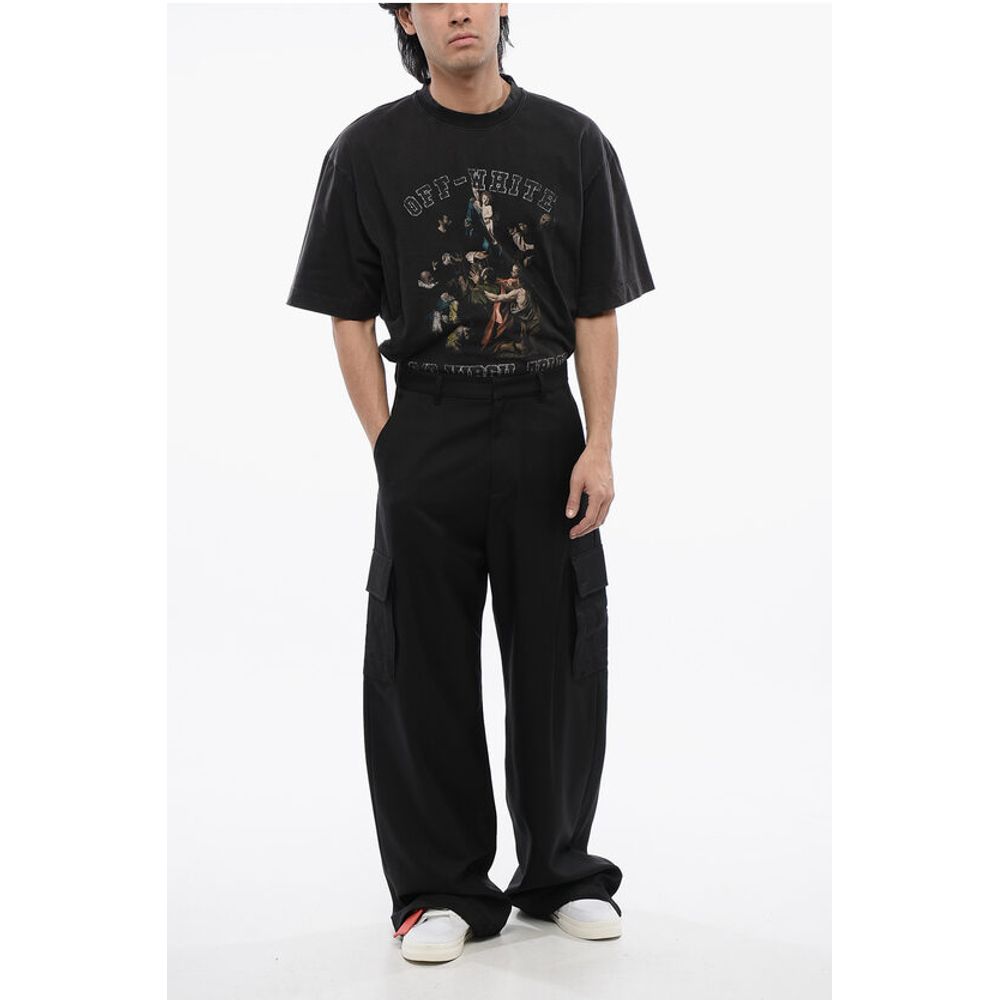 Off-White High Waisted DRILL Cargo Pants - Image 4