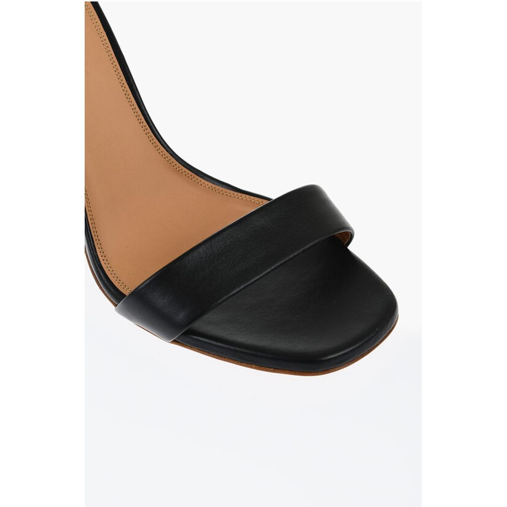 Off-White Leather JUG Sandals Wedge 9 cm - Image 4