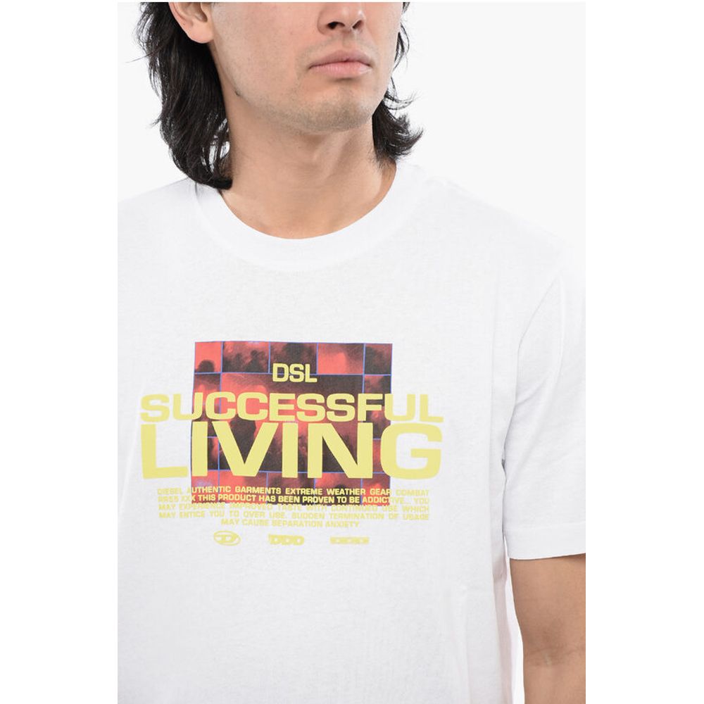 Diesel RED TAG Relaxed Fit T-JUST-N5 Crew-neck T-Shirt with Graphic - Image 3