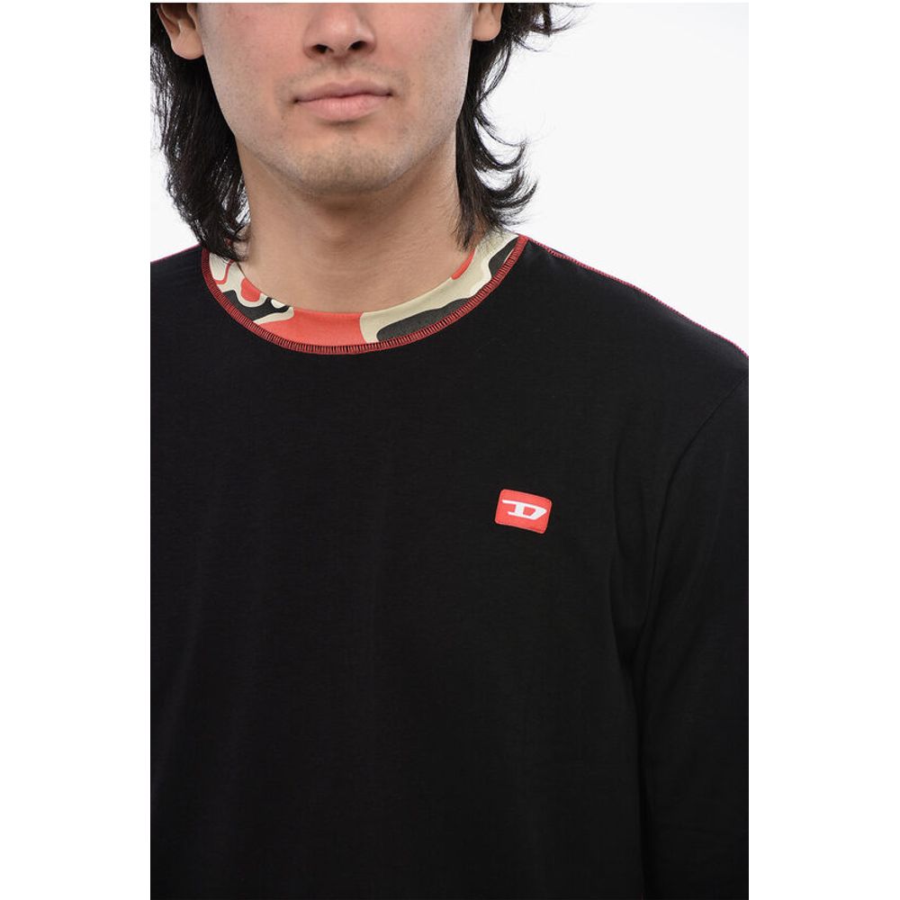 Diesel Stretch Cotton UMSET-WILLIAM Long Pyjamas Set - Image 4