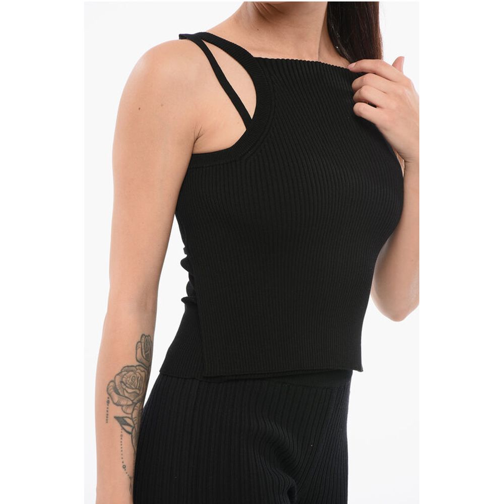 Armani EMPORIO Knit Layered Top - Image 3