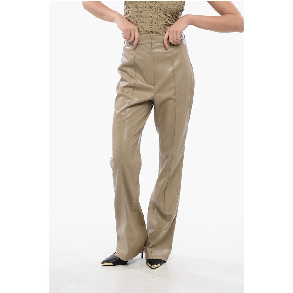 Nanushka High Waisted Faux Leather LEENA Pants