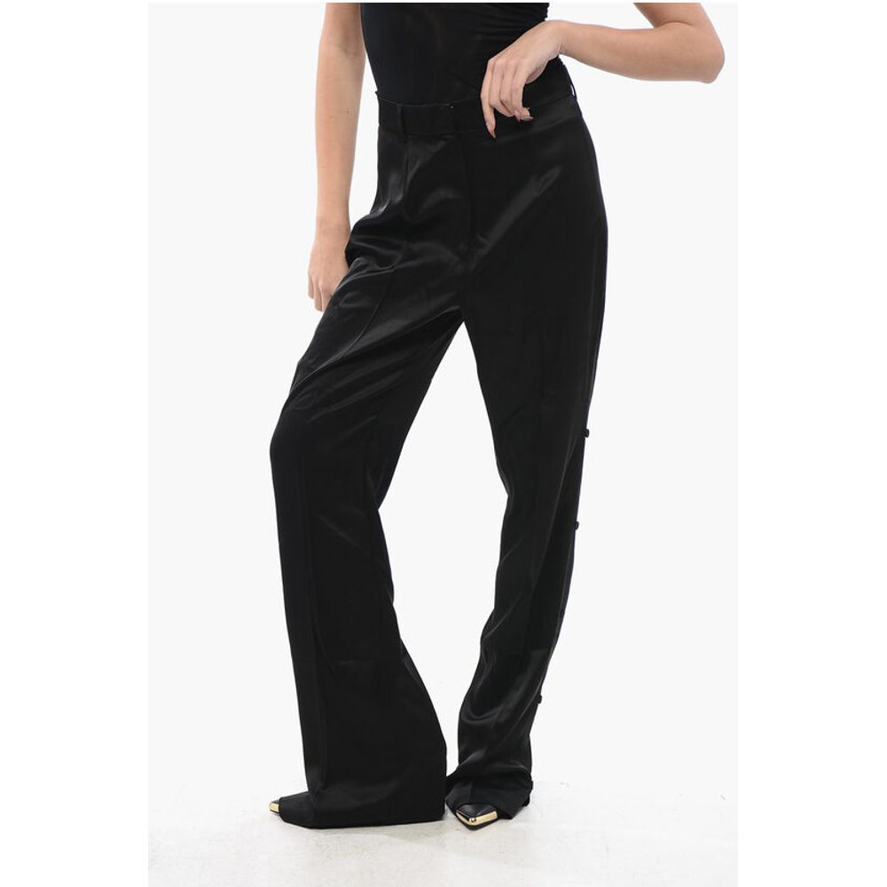 Nanushka Satin FELINA Pants with Side Buttoning