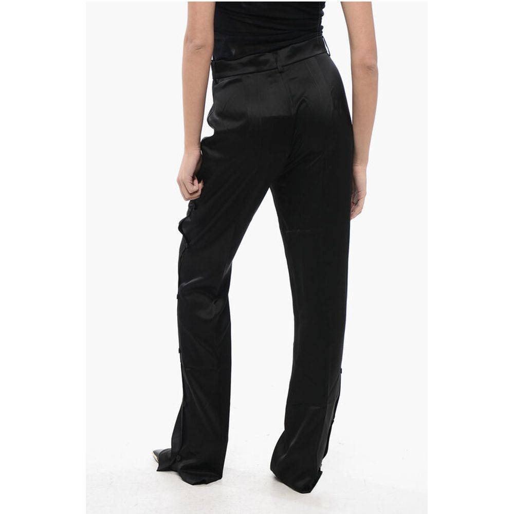 Nanushka Satin FELINA Pants with Side Buttoning - Image 2