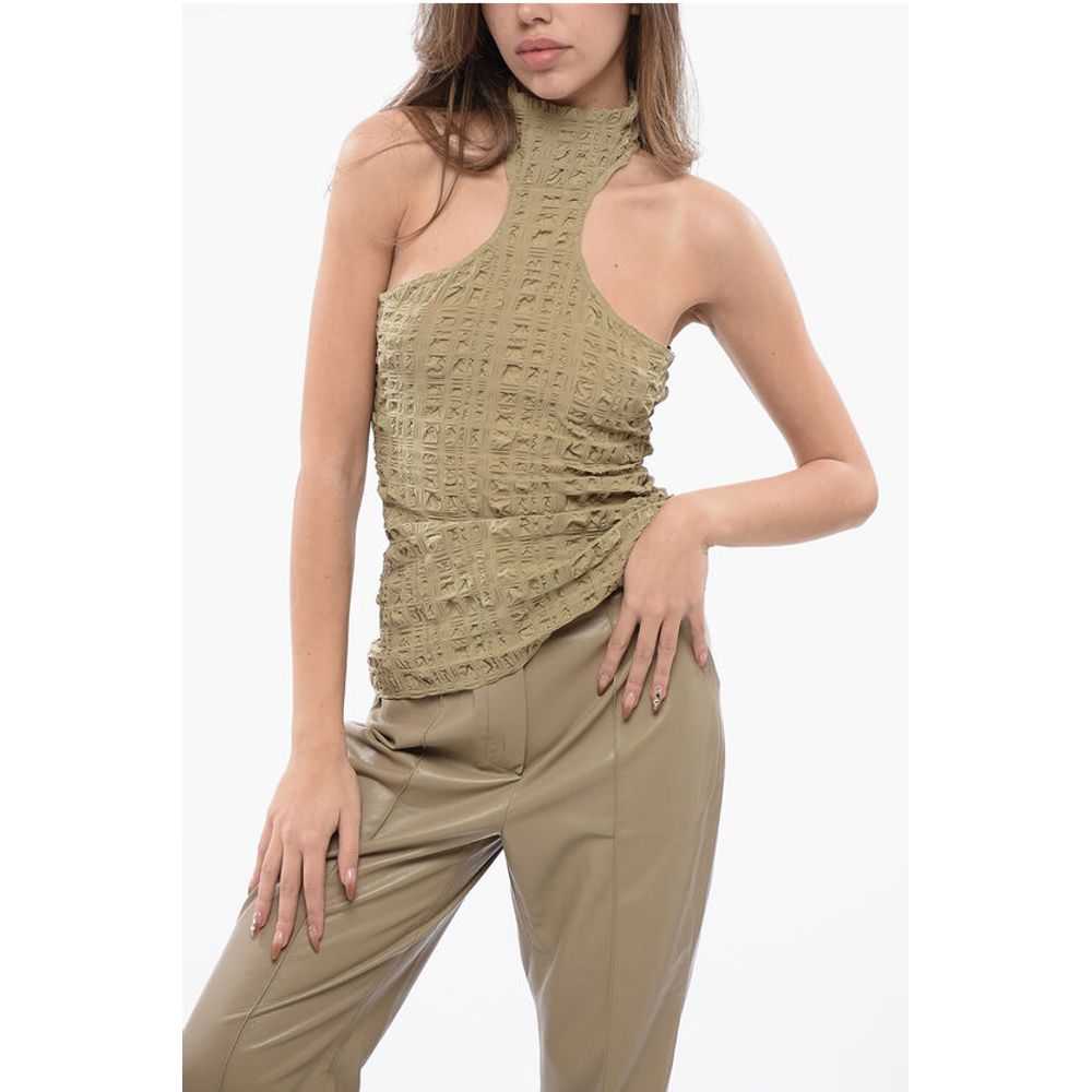 Nanushka Wrinkled Effect Halter Neck MARINDE Top