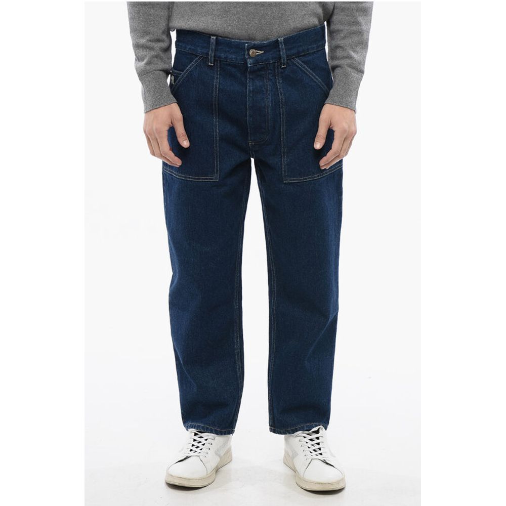 Nanushka Visible Stiching JASPAR Regular Fit Jeans 19cm