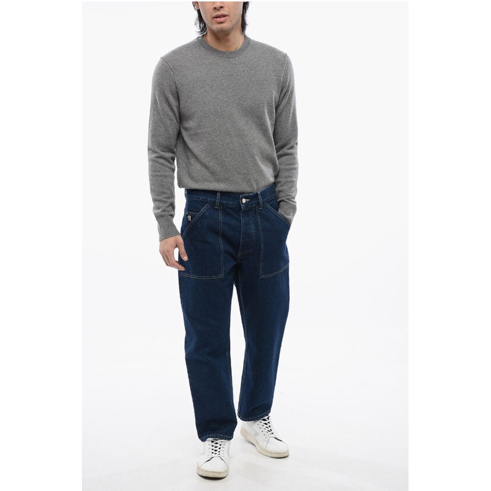 Nanushka Visible Stiching JASPAR Regular Fit Jeans 19cm - Image 4