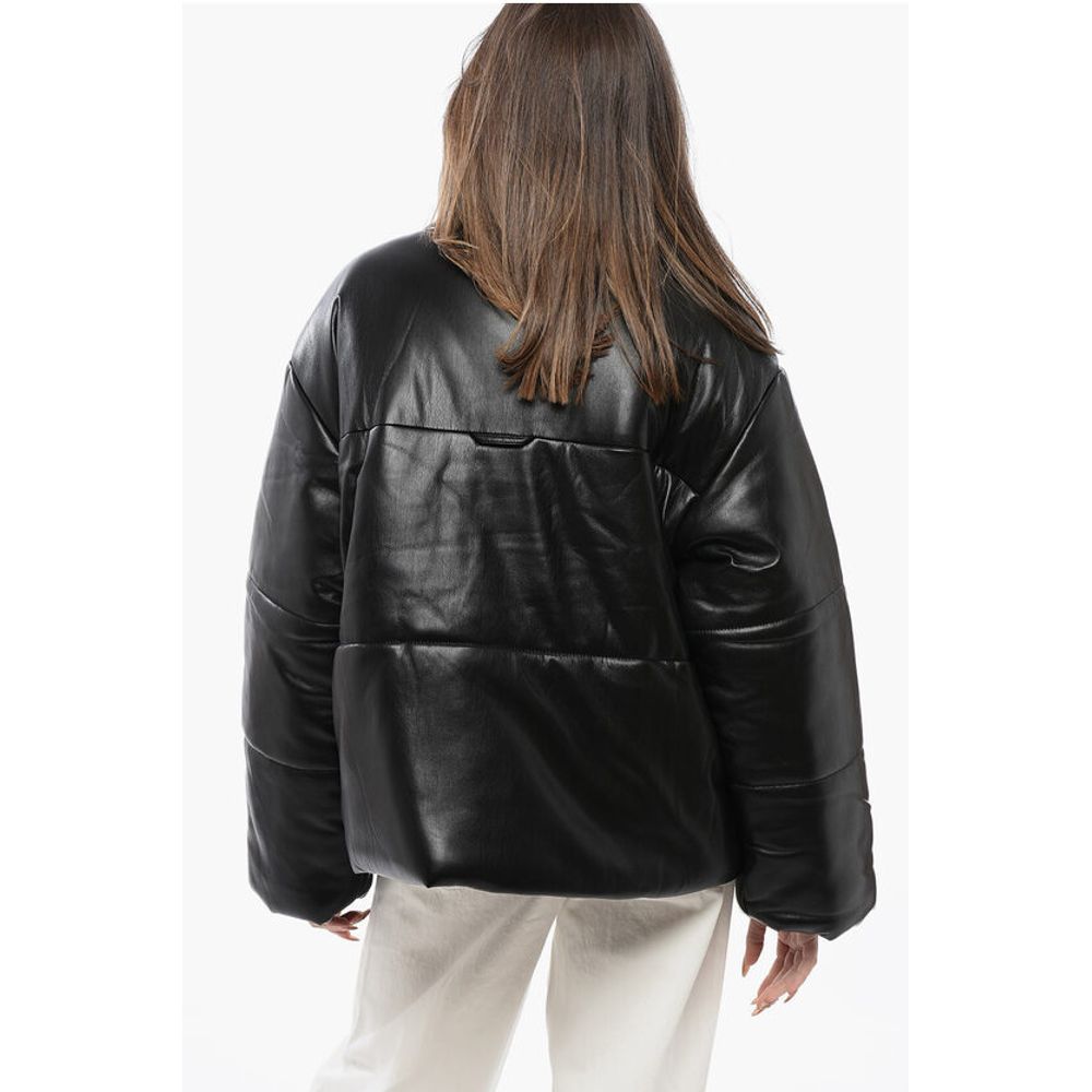 Nanushka Faux Leather HIDE Jacket wth Snap Buttons - Image 2