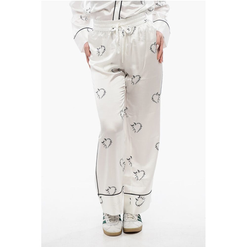 AllSaints Satin SOFI Casual Pants with Drawstring Waist