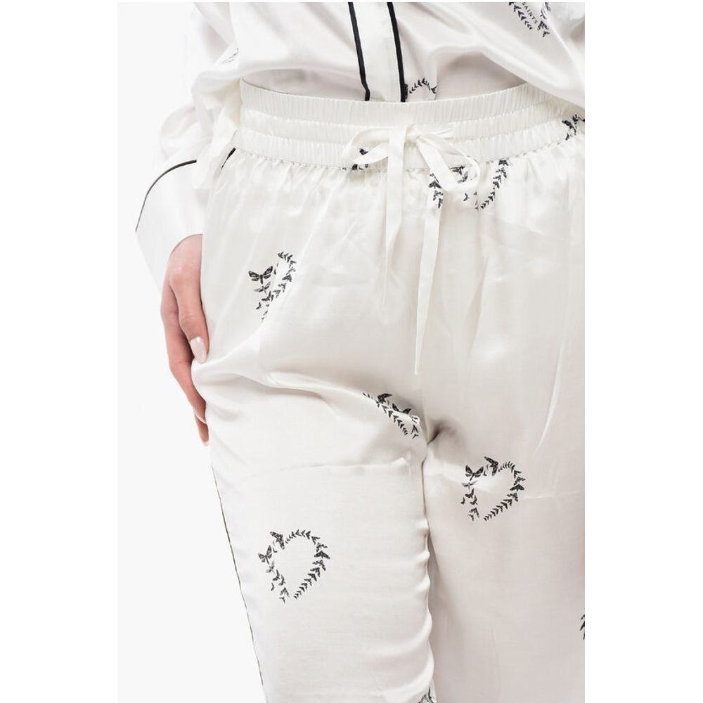 AllSaints Satin SOFI Casual Pants with Drawstring Waist - Image 3