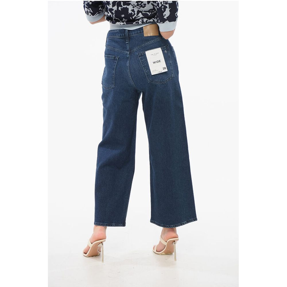 Rag&Bone Cropped Fit ANDY Wide Leg Denims 28cm - Image 2