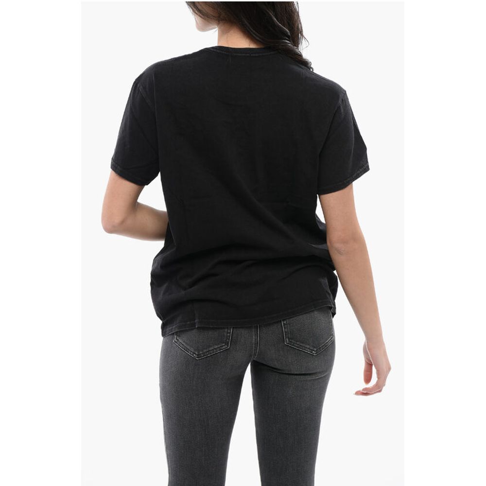 R13 Crew-neck T-shirt With New York Print Ton sur Ton - Image 2