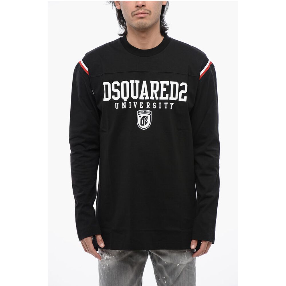 Dsquared² Varsity T-shirt with Contrasting Print