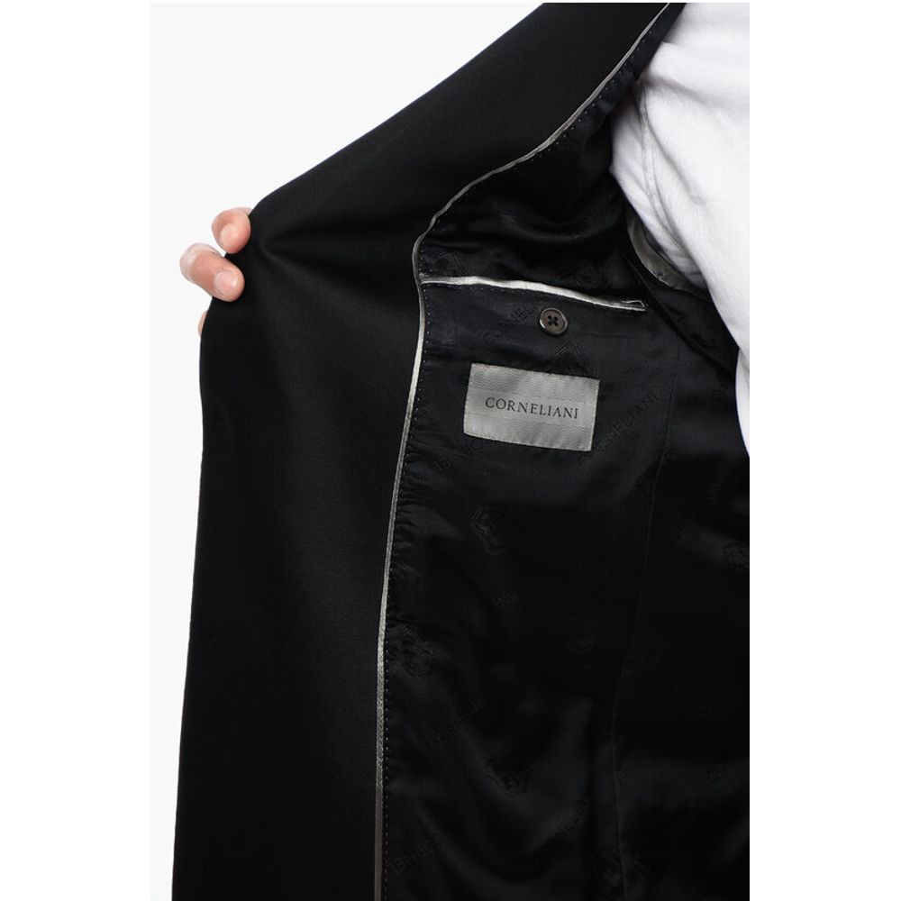 Corneliani Glitter Virgin Wool ACADEMY CERIMO 2-Button Blazer With Shaw - Image 5